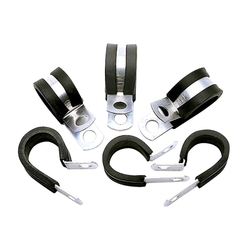 Russell Performance Cushion Clamps - Holds -12 AN Hose (6 pcs.) - Main Product View