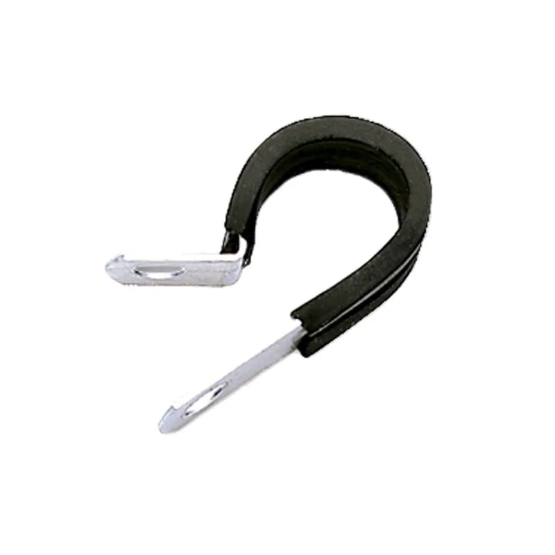 Russell Performance Cushion Clamps - Holds -12 AN Hose (6 pcs.) - Back View