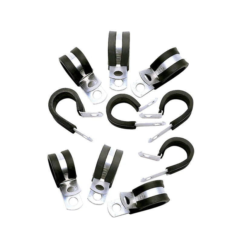 Russell Performance Cushion Clamps - Holds -6 AN Hose (10 pcs.) - Main Product View