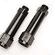 Load image into Gallery viewer, Russell Performance DEMON CARB INLET FITTING IN BLK/SLVR - Main Product View