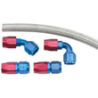 Load image into Gallery viewer, Russell Performance Holley - Fuel Pump to -8 Dual Inlet Kit (For ProFlex -4ft hose) - Back View