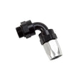 Load image into Gallery viewer, Russell Performance Hose End #8 Hose to #8 Radius Inlet Port 90 Deg Blk/Clr - Additional View 6