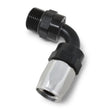 Load image into Gallery viewer, Russell Performance Hose End #8 Hose to #8 Radius Inlet Port 90 Deg Blk/Clr - Additional View 7
