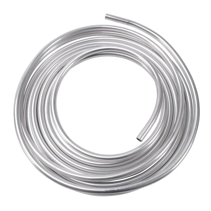 Russell Performance Natural 1/2in Aluminum Fuel Line - Main Product View
