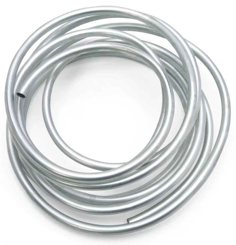 Russell Performance Natural 3/8in Aluminum Fuel Line - Main Product View