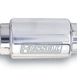 Load image into Gallery viewer, Russell Performance Polished Aluminum (3-1/4in Length 1-1/4in dia. -8 male inlet/outlet) - Main Product View