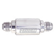 Load image into Gallery viewer, Russell Performance Polished Aluminum (3in Length 1-1/4in dia. -6 x 3/8in male NPT inlet/outlet) - Back View
