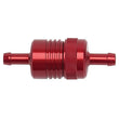 Load image into Gallery viewer, Russell Performance Red Street Fuel Filter (3in Length 1-1/8in diameter 5/16in inlet/outlet) - Main Product View