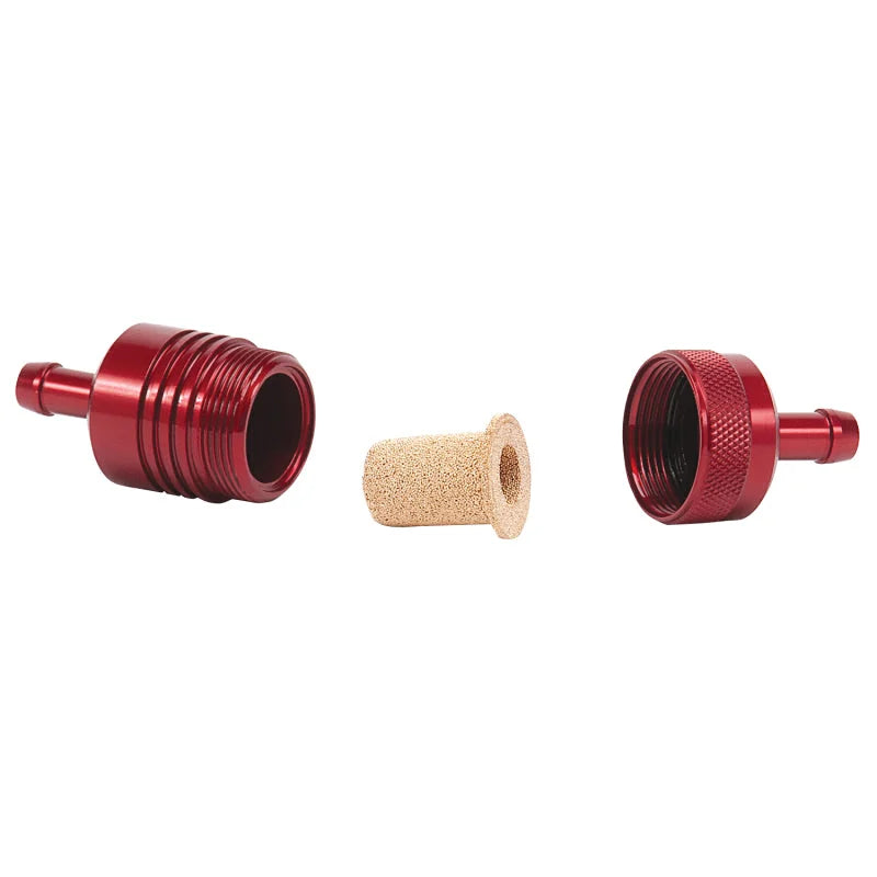 Russell Performance Red Street Fuel Filter (3in Length 1-1/8in diameter 5/16in inlet/outlet) - Additional View 6