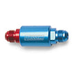 Load image into Gallery viewer, Russell Performance Red/Blue Anodized (3-1/4in Length 1-1/4in dia. -8 male inlet/outlet) - Main Product View