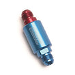 Load image into Gallery viewer, Russell Performance Red/Blue Anodized (3-1/4in Length 1-1/4in dia. -8 male inlet/outlet) - Additional View 7