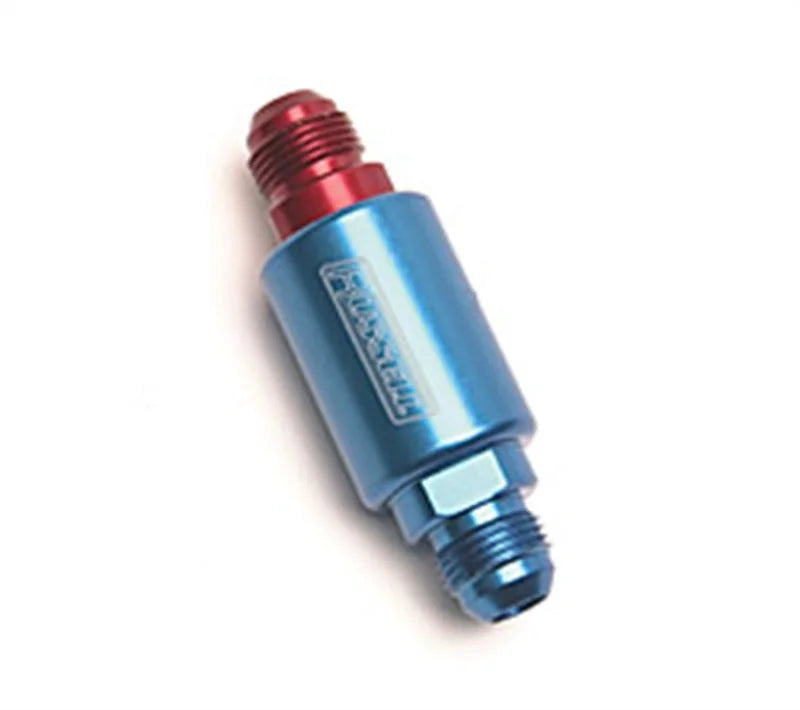 Russell Performance Red/Blue Anodized (3-1/4in Length 1-1/4in dia. -8 male inlet/outlet) - Additional View 7