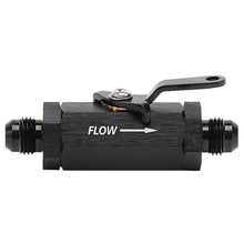 Load image into Gallery viewer, Russell Performance Shutoff Valve -6 AN Male Black Finish - Main Product View