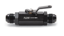 Load image into Gallery viewer, Russell Performance Shutoff Valve -8 AN Male Black Finish - Side View