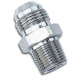 Load image into Gallery viewer, Russell Performance Stainless Adapter 3/8 Pipe to -8 AN - Side View