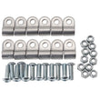Load image into Gallery viewer, Russell Performance Stainless Steel Brake Line Clamps (12 pcs.) - Main Product View