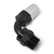 Load image into Gallery viewer, Russell Performance Swivel Hose End Assy #10 AN Male SAE Port to #8 Hose 90 Deg Clr/Blk Anodized - Additional View 8