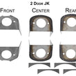 Load image into Gallery viewer, Rust Buster 2007-2018 Jeep Wrangler 2-Door Frame Body Mounts