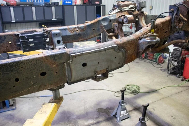 RustBuster All Cab and Bed Configurations Center Frame Section - Right Side fits 2009-2014 Ford F-150 - Installation View