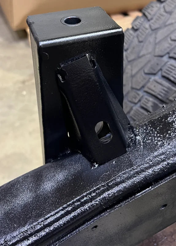 RustBuster Front Bed Mount - Left fits 2004-2012 Chevrolet Colorado - Installation View