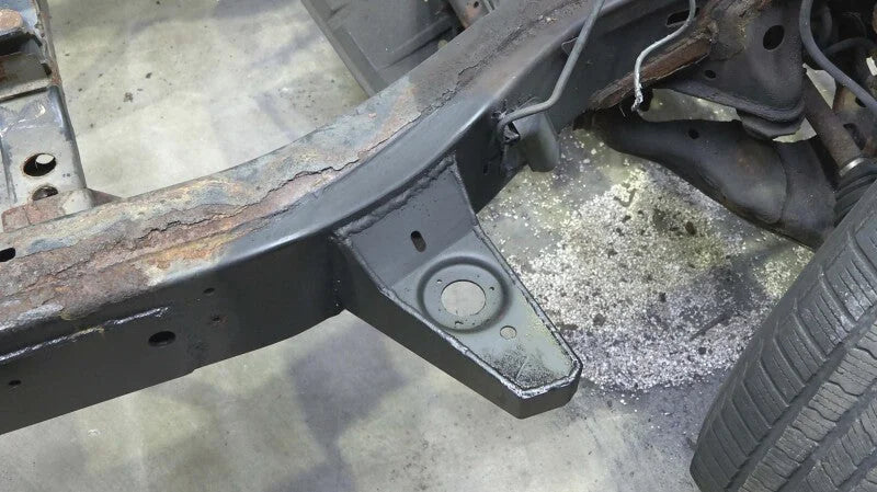 RustBuster Front Body Frame Mount - Right fits Toyota 4RUNNER / Toyota FJ Cruiser - Installation View