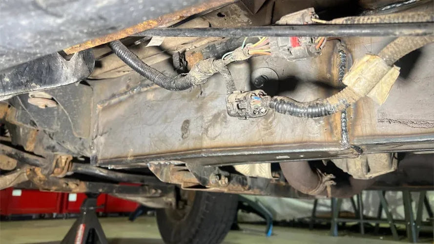 RustBuster Front Frame Section - Left fits 2004-2008 Ford F-150 - Side View