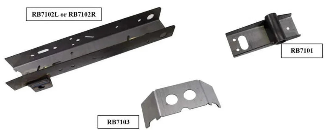 RustBuster Rear Frame Section - Right Side fits 1995-2004 Toyota Tacoma - Additional View 7