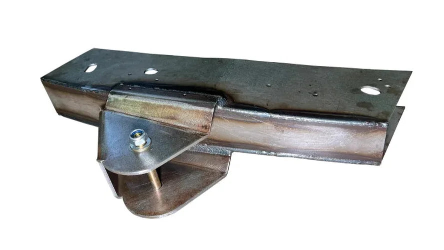 RustBuster Rear ward Leaf Spring Mount - Left fits 2004-2012 Chevrolet Colorado / 2004-2012 GMC Canyon - Installation View