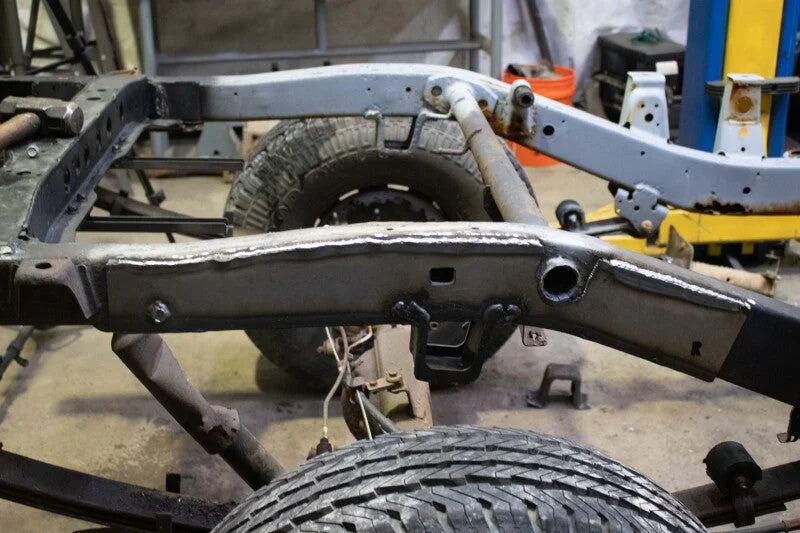 Rustbuster Over Axle Frame Section Right Side - Installation View