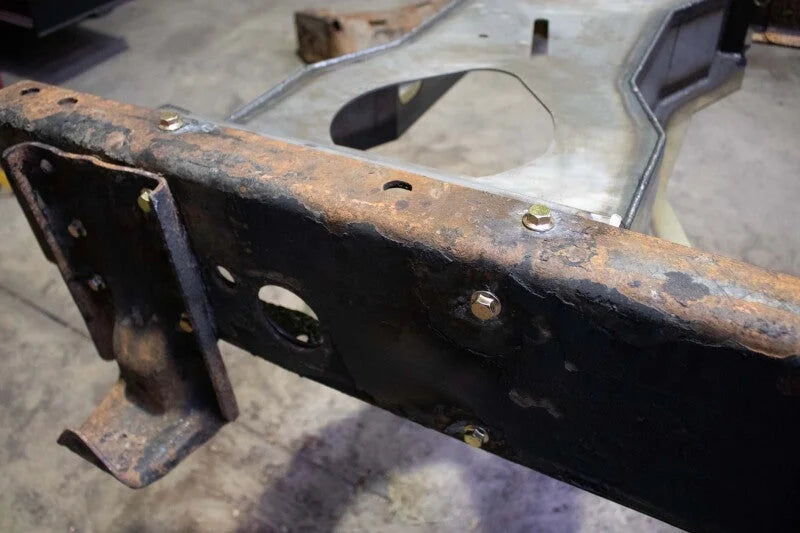 Rustbuster Spare Tire Crossmember - Back View