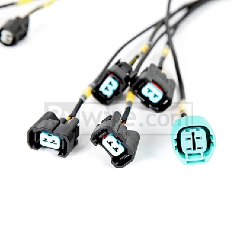 Rywire 02-04 Honda K-Series Mil-Spec Engine Harness w/OBD2 02-04 RSX K20 Sensors (Adapter Req) - Side View