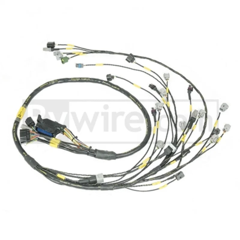Rywire 2JZ-AEM Infinity 506 Mil-Spec Engine Harness w/506 ECU/Factory Coils - Side View