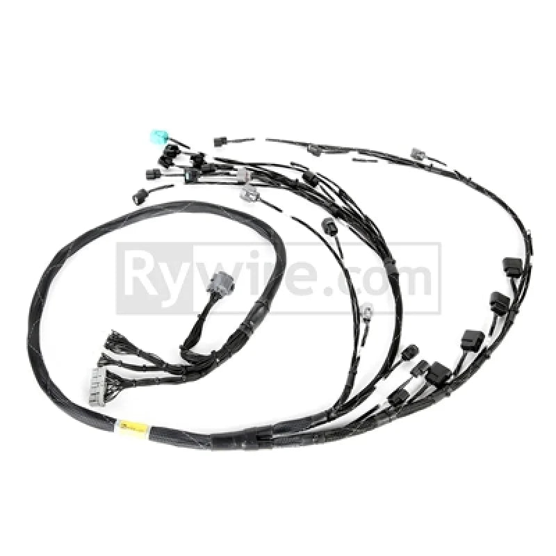 Rywire Honda K-Series Tucked Budget Engine Harness w/OBD2 02-04 RSX K20 Sensor/Firewall VSS - Detail View