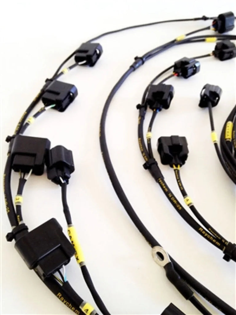 Rywire Honda S2000 AP1/AP2 (Early) Mil-Spec Engine Harness w/OEM Coils/Injector/ECU Plugs - Side View