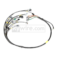 Load image into Gallery viewer, Rywire Mazda RX7 FD3S 13B Mil-Spec Engine Harness w/Denso Primary &amp; Secondary Plugs - Side View