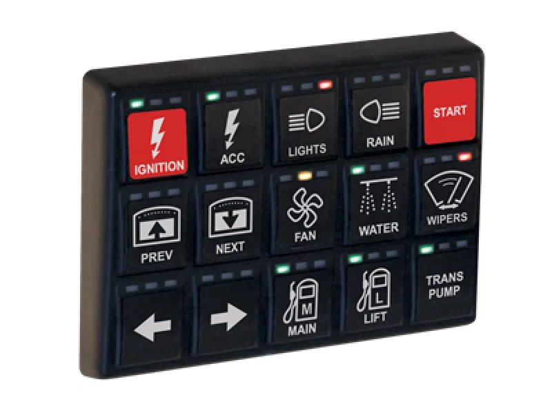 Rywire P30 Switch Panel (Keypad) - Side View