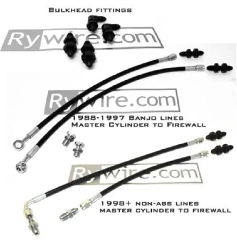Rywire Proportion Valve Relocation Kit (Drop Ship Only - On PO Note Vehicle and Master Cyl Type) - Back View