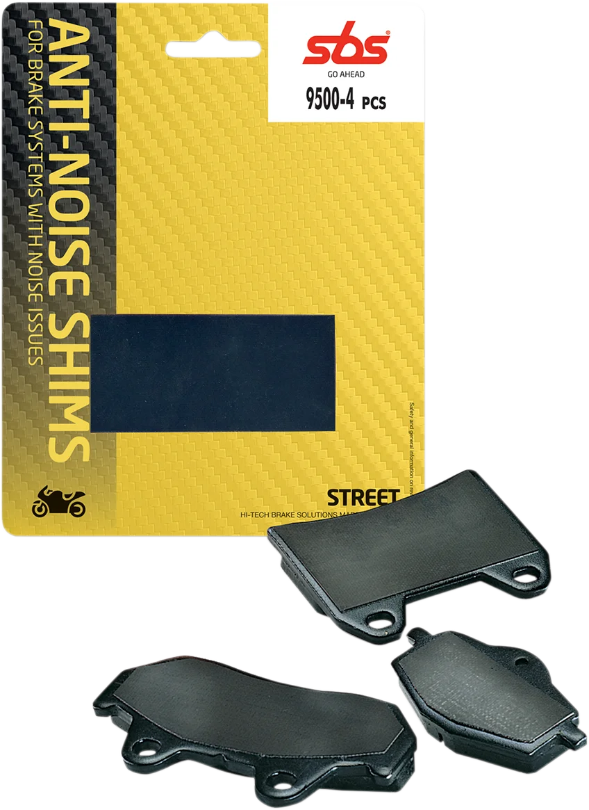 SBS Brake Pad Shims - Side View