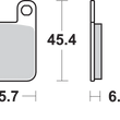 Load image into Gallery viewer, SBS Brake Pads - 559H.CT - Side View