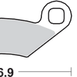 Load image into Gallery viewer, SBS Brake Pads - Polaris - Side View