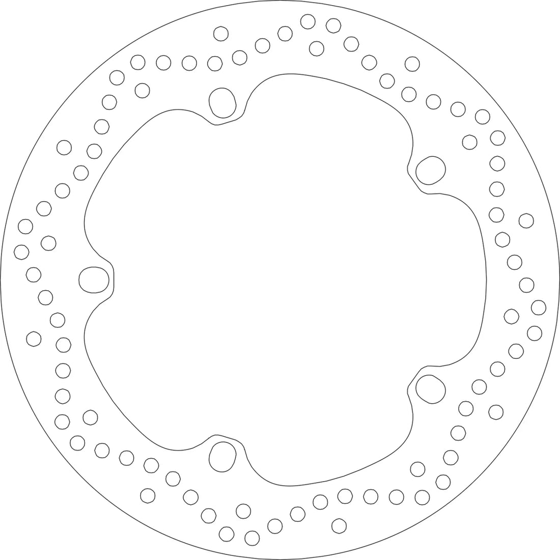 SBS Brake Rotor - Side View