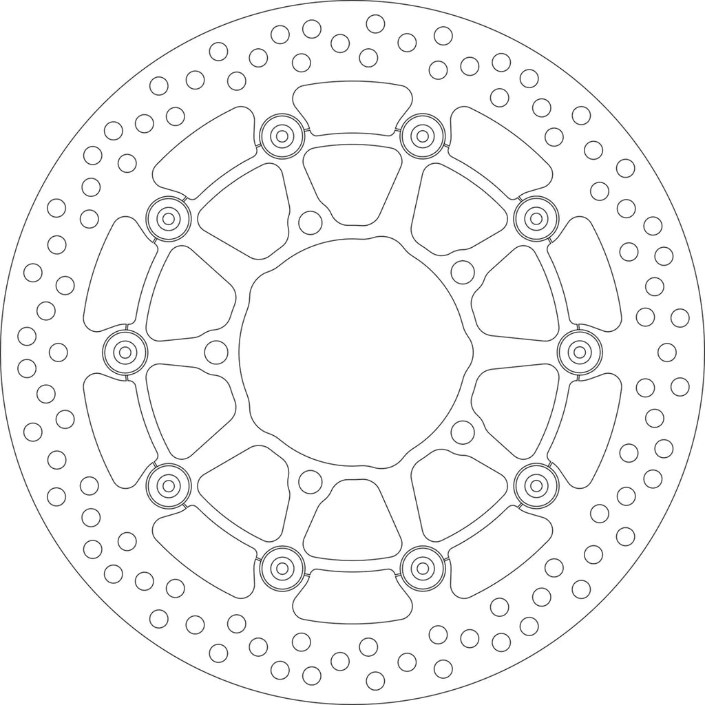 SBS Brake Rotor - SBS - Front - Side View