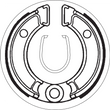 Load image into Gallery viewer, SBS Brake Shoes - Side View