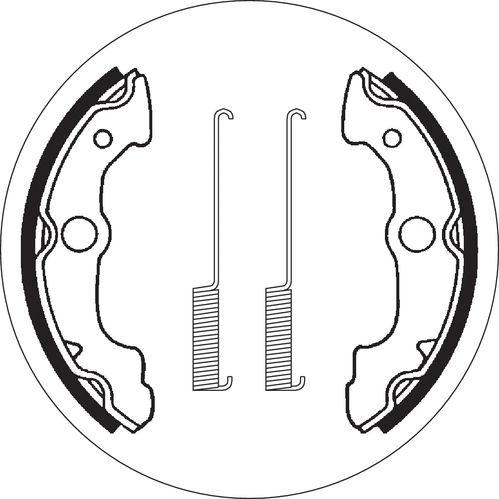 SBS Brake Shoes - Side View