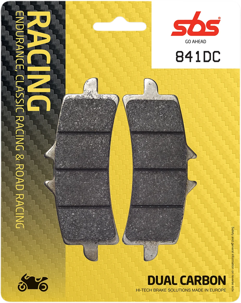 SBS Dual Carbon Brake Pads - Side View