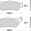 Load image into Gallery viewer, SBS HF Brake Pads - Side View