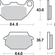 Load image into Gallery viewer, SBS HF Brake Pads - Side View