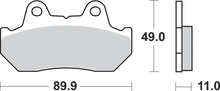Load image into Gallery viewer, SBS HF Brake Pads - Honda - Side View