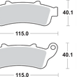 Load image into Gallery viewer, SBS HS Brake Pads - 735HS - Side View