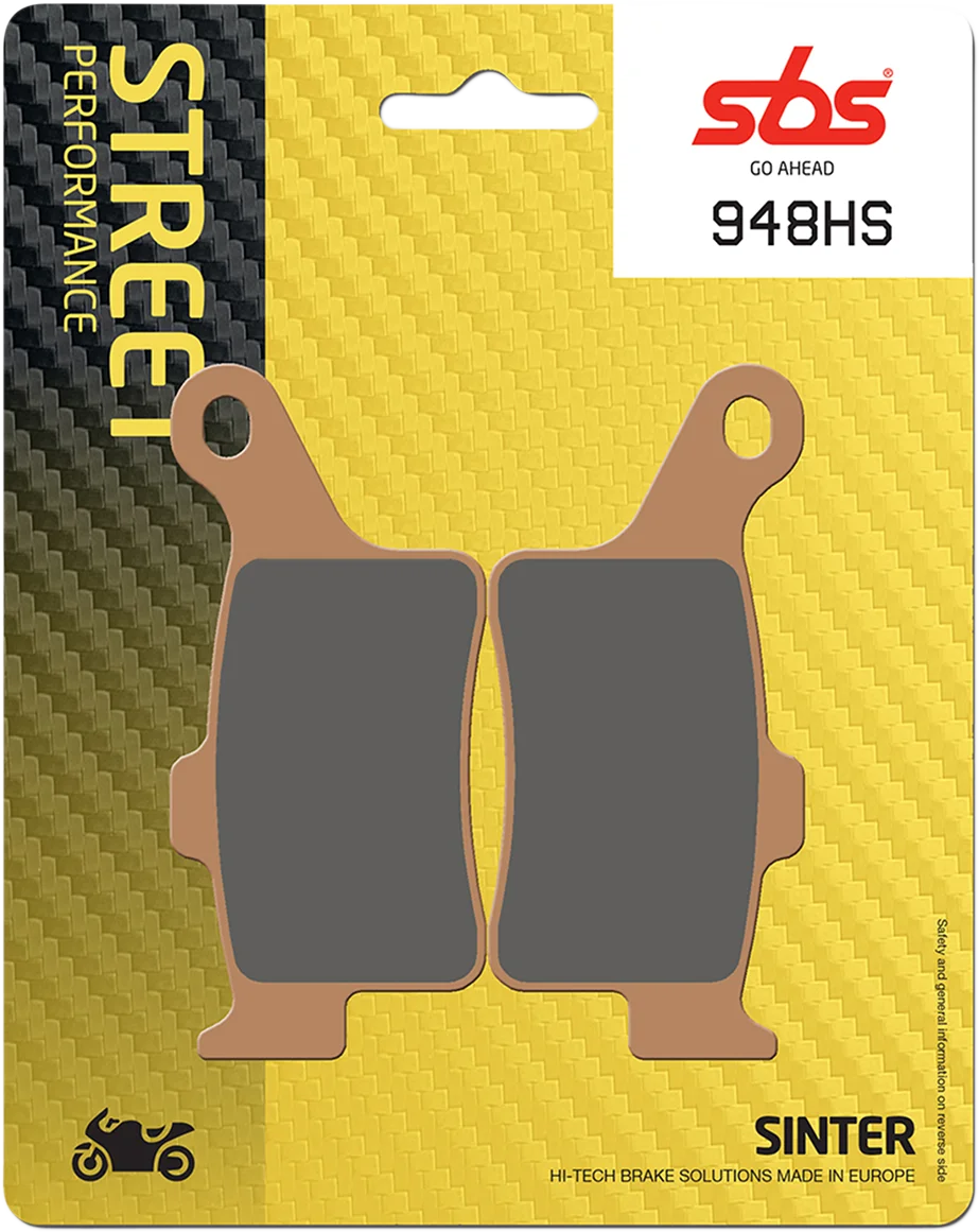 SBS HS Brake Pads - 948HS - Side View